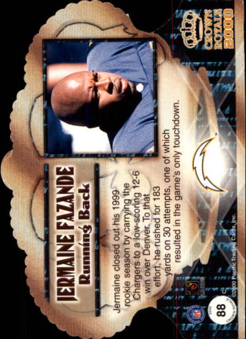 2000 Crown Royale (Pacific) Football "Main Set" Cards - Picture 79 of 111