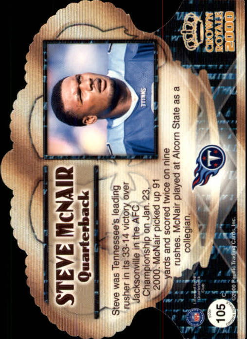 2000 Crown Royale (Pacific) Football "Main Set" Cards - Picture 97 of 111