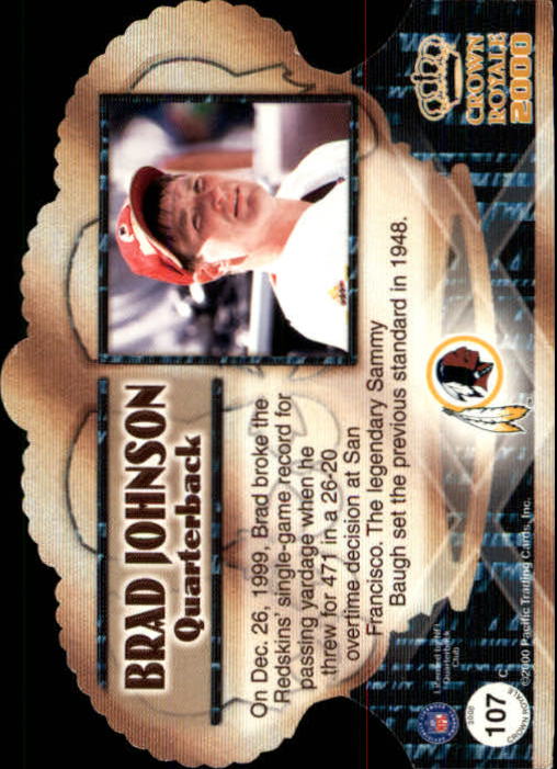 2000 Crown Royale (Pacific) Football "Main Set" Cards - Picture 99 of 111