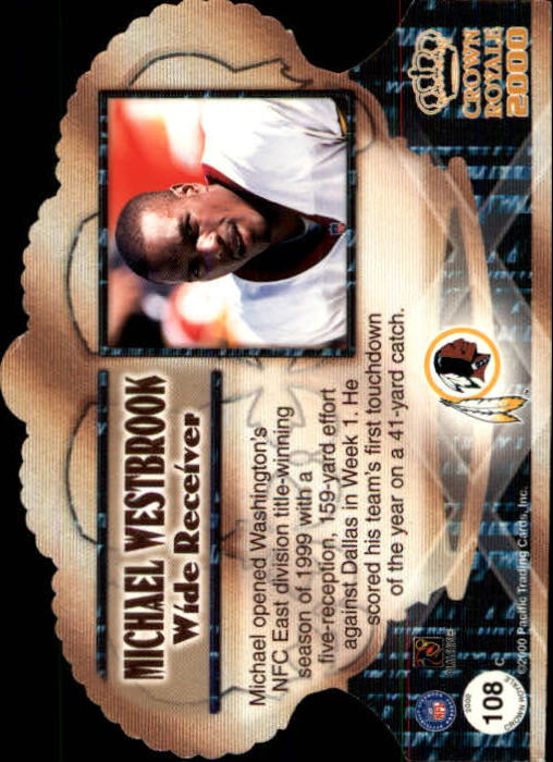 2000 Crown Royale (Pacific) Football "Main Set" Cards - Picture 101 of 111