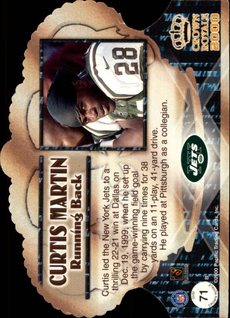 2000 Crown Royale Limited Series #71 Curtis Martin