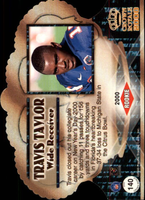 2000 Crown Royale (Pacific) Football "Insert and Parallel" Cards - Picture 39 of 51