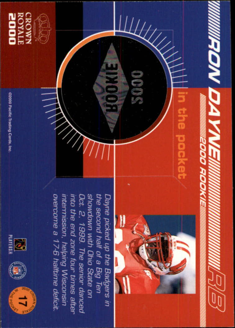 2000 Crown Royale (Pacific) Football "Insert and Parallel" Cards - Picture 11 of 51
