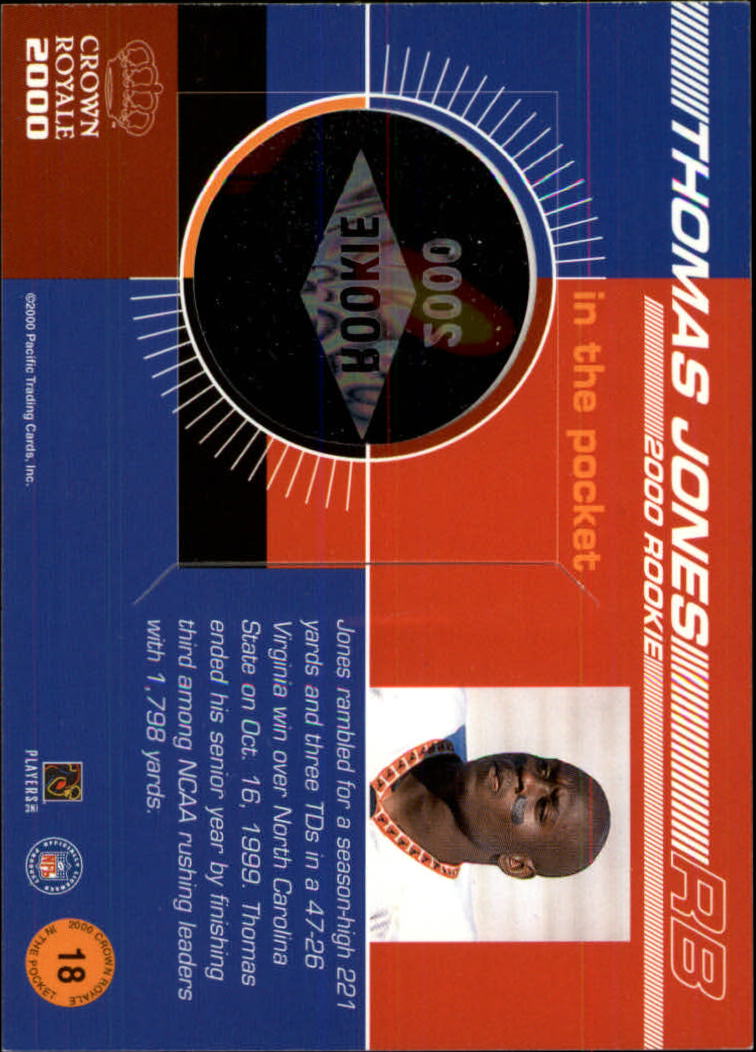 2000 Crown Royale (Pacific) Football "Insert and Parallel" Cards - Picture 13 of 51