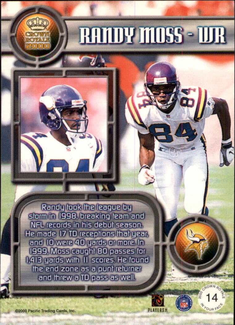 2000 Crown Royale (Pacific) Football "Insert and Parallel" Cards - Picture 31 of 51