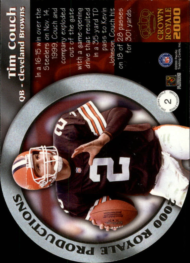 2000 Crown Royale (Pacific) Football "Insert and Parallel" Cards - Picture 41 of 51