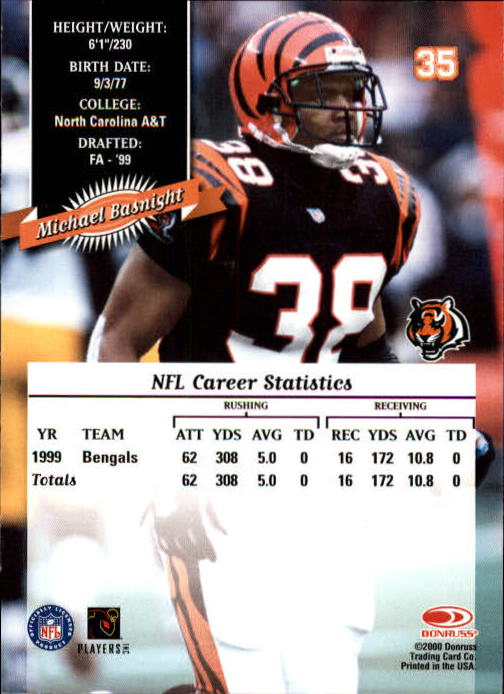 2000 Donruss Football Card Pick (Base)