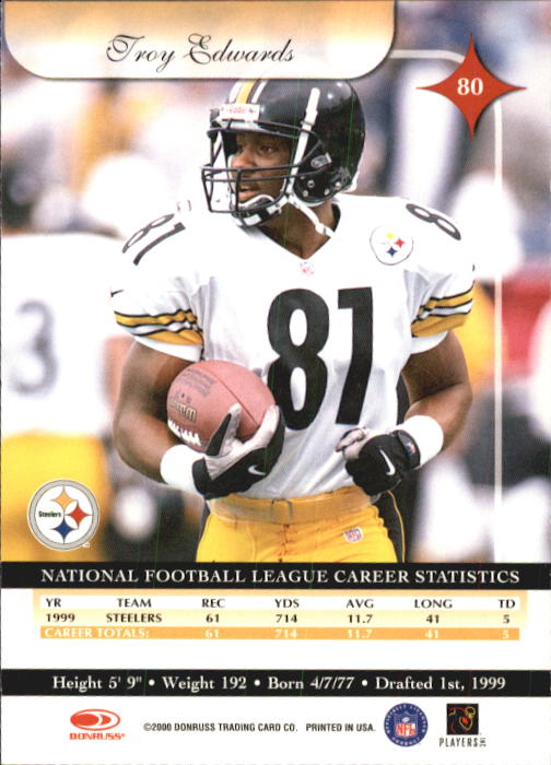 2000 Donruss Elite Football "Main Set" Cards - Picture 45 of 69