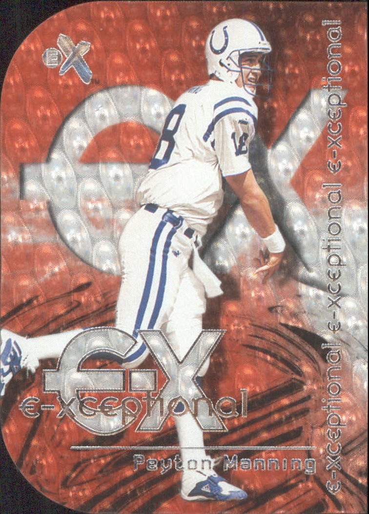 2000 E-X E-Xceptional Red #2 Peyton Manning