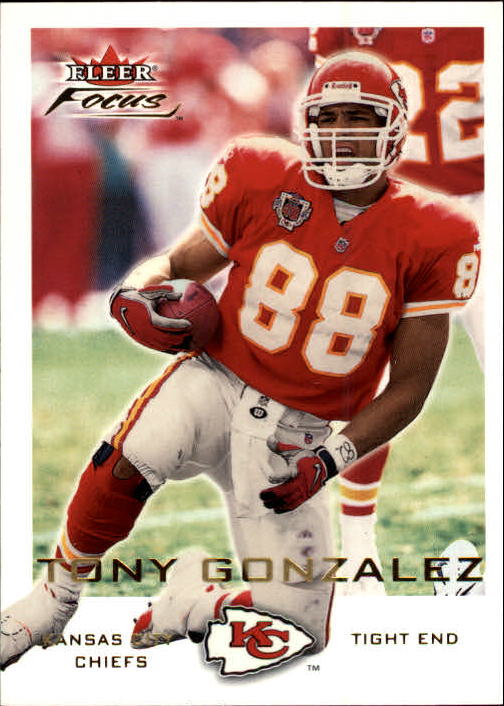 2000 Fleer Focus #55 Tony Gonzalez