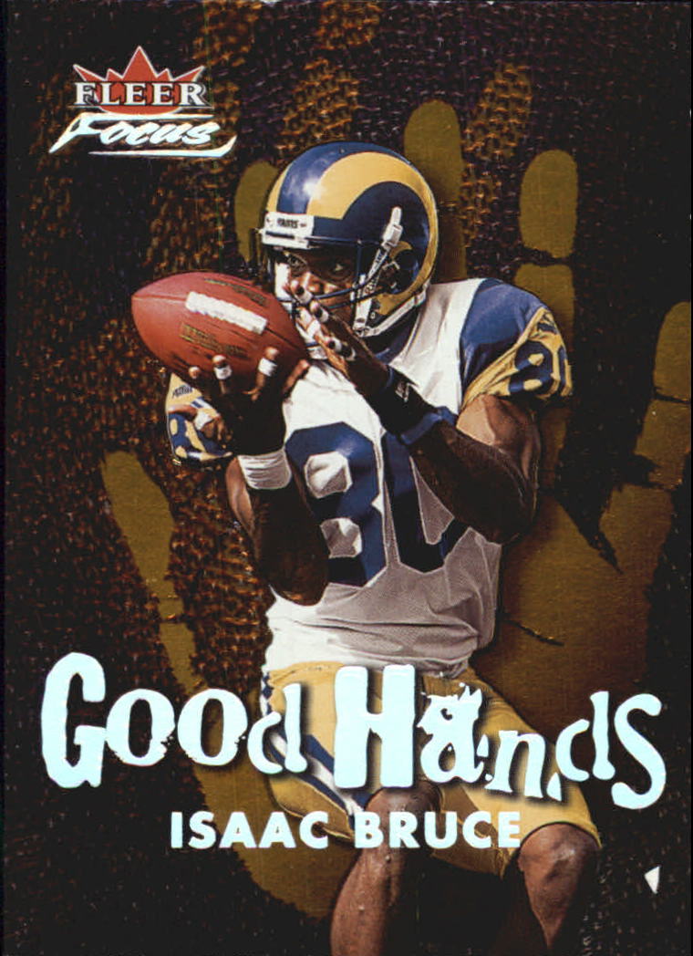 2000 Fleer Focus Good Hands #11 Isaac Bruce