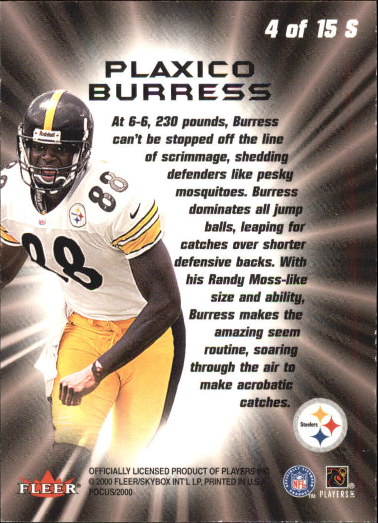 2000 Fleer Focus Football Sparklers Insert Singles - You Choose - Picture 8 of 30
