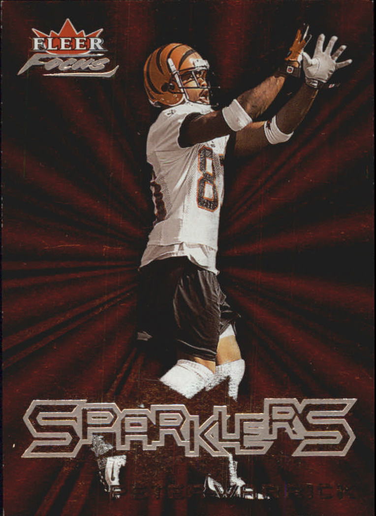 2000 Fleer Focus Sparklers #5 Peter Warrick