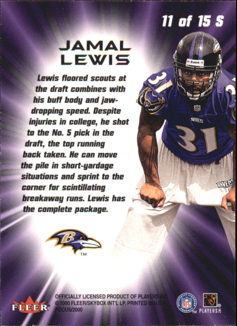 2000 Fleer Focus Football Sparklers Insert Singles - You Choose - Picture 22 of 30