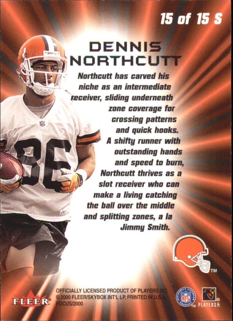 2000 Fleer Focus Football Sparklers Insert Singles - You Choose - Picture 30 of 30