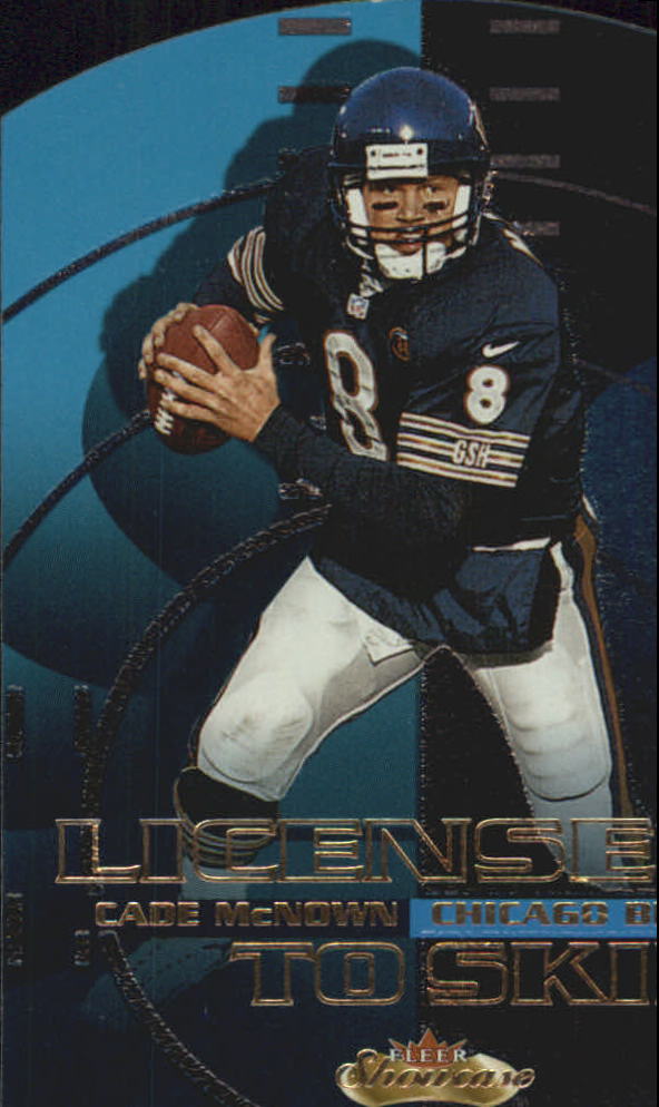 2000 Fleer Showcase License to Skill #6 Cade McNown