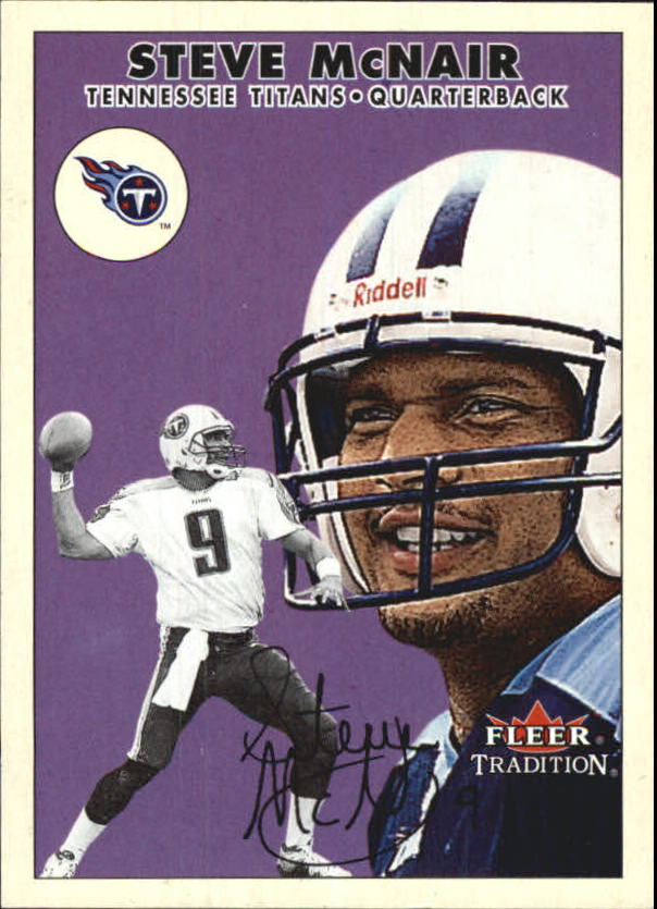 NFL, Other, Tennessee Houston Oilers Steve Mcnair Photo Card