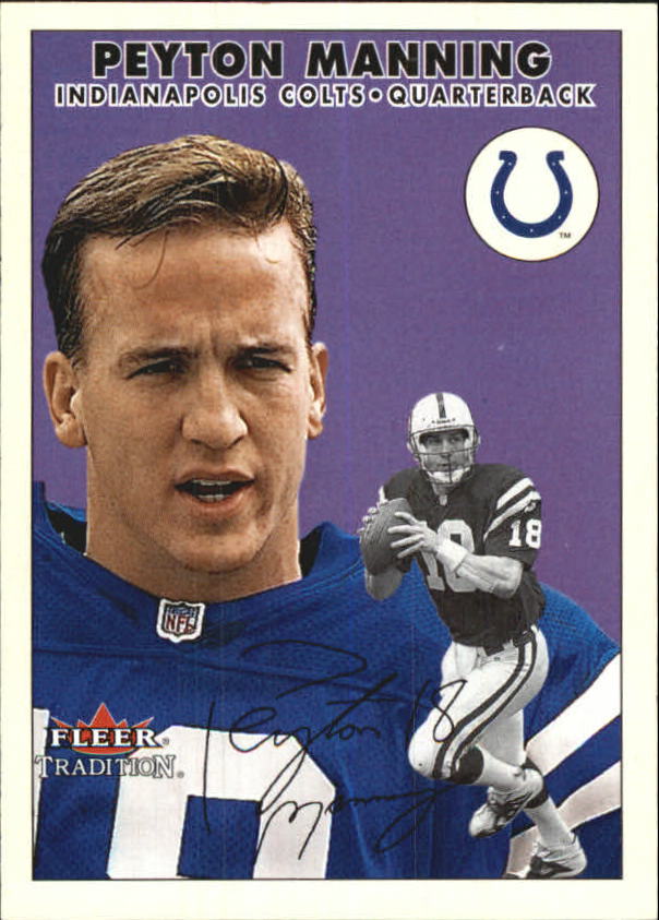 Peyton Manning Playoff Contenders 2000 Season Ticket #42 Colts