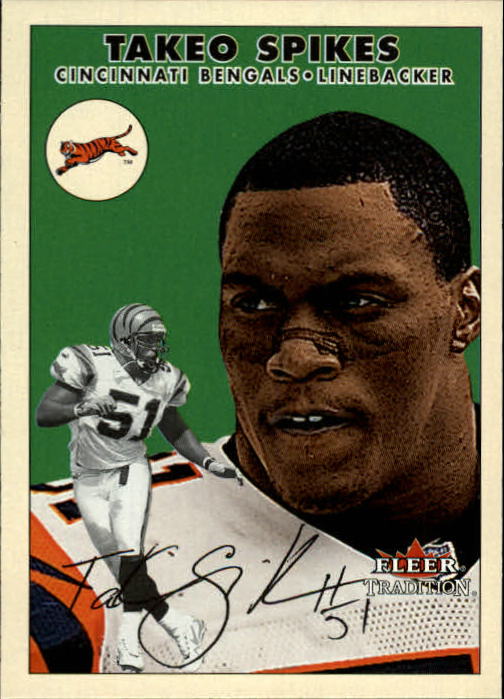 2000 Fleer Tradition #210 Takeo Spikes