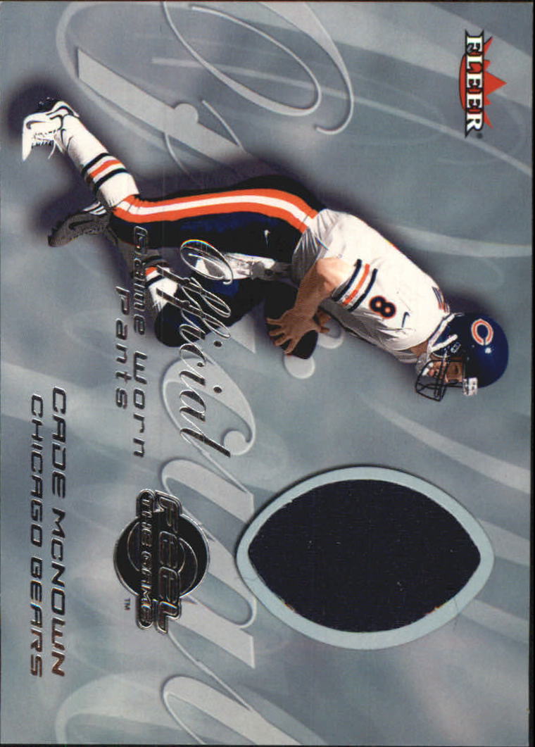 2000 Fleer Tradition Feel the Game #46 Cade McNown Pants