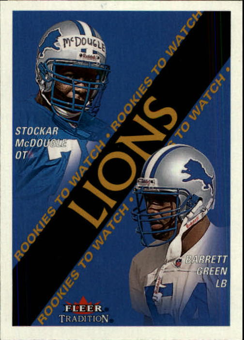 2000 Fleer Tradition Glossy #345 S.McDougle/B.Green