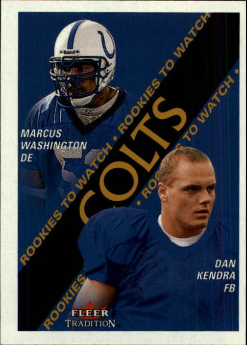 2000 Fleer Tradition Glossy #347 M.Washington/D.Kendra