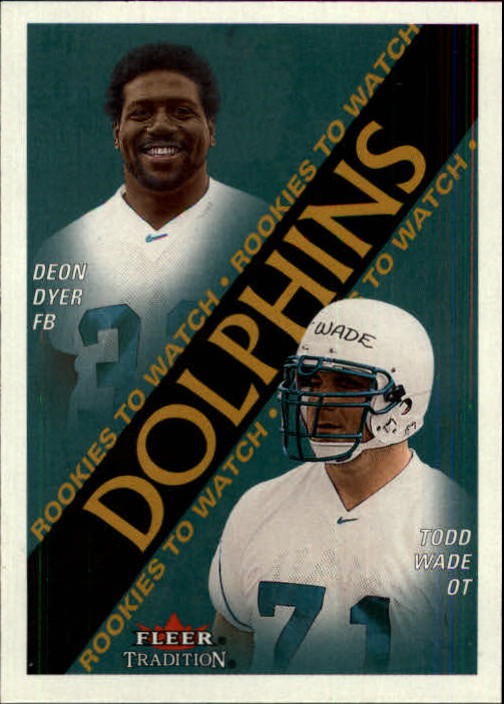 2000 Fleer Tradition Glossy #350 D.Dyer/T.Wade