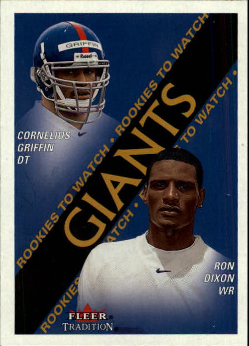 2000 Fleer Tradition Glossy #354 C.Griffin/R.Dixon