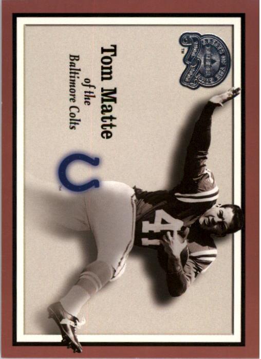 2000 Greats of the Game #74 Tom Matte