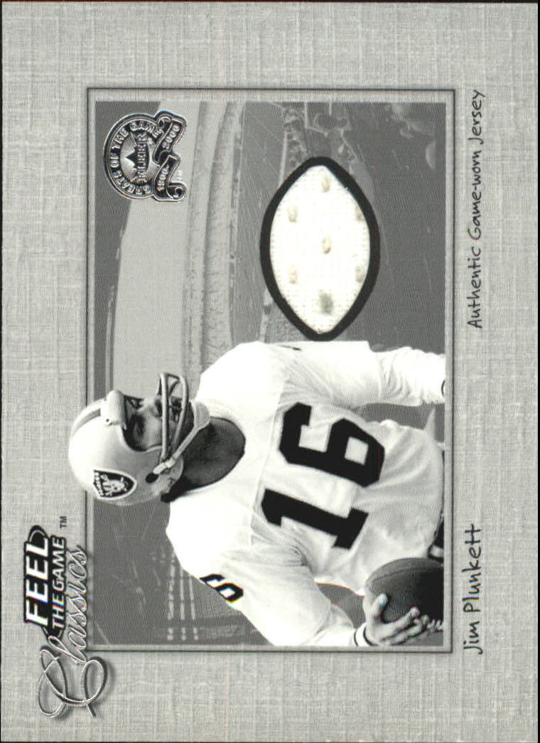 2000 Greats of the Game Feel The Game Classics #16 Jim Plunkett Blk