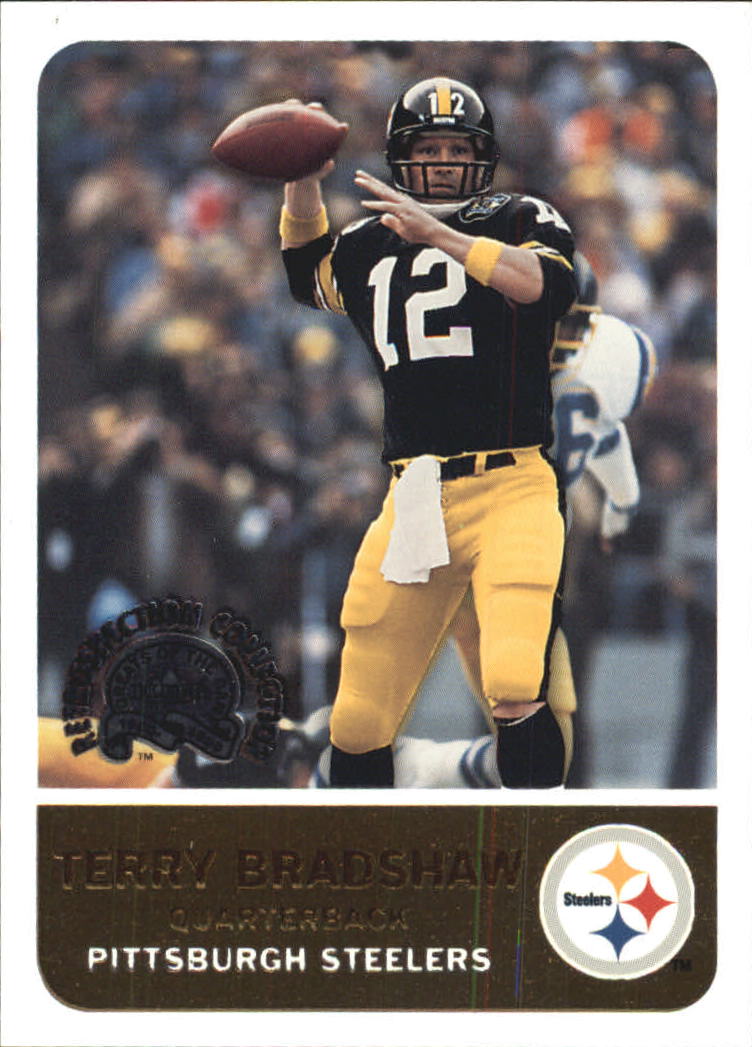 1982 Steelers Police #12 Terry Bradshaw - NM-MT - Steve Taft