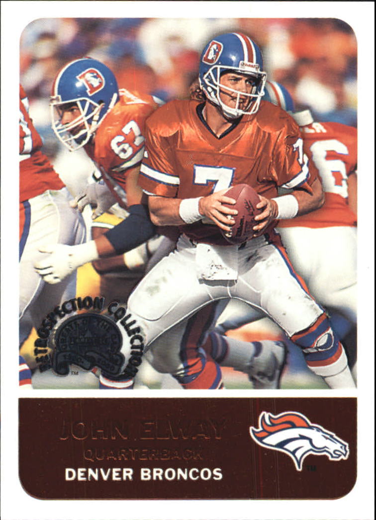 2000 Greats of the Game Retrospection Collection #2RC John Elway