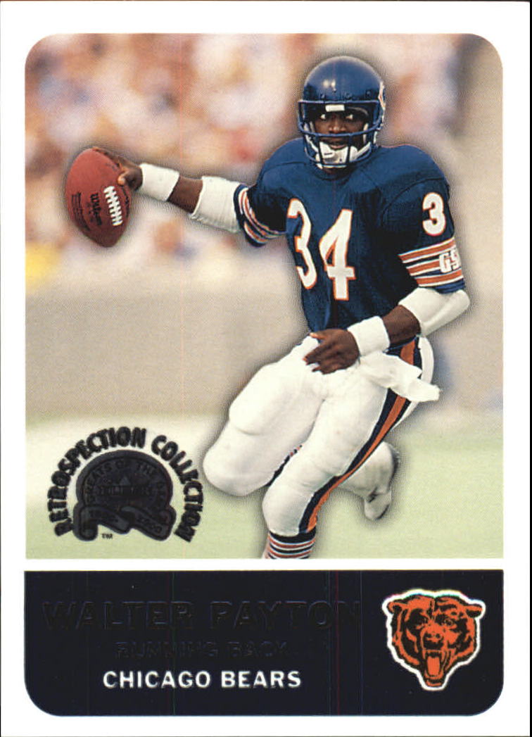 2000 Greats of the Game Retrospection Collection #9RC Walter Payton