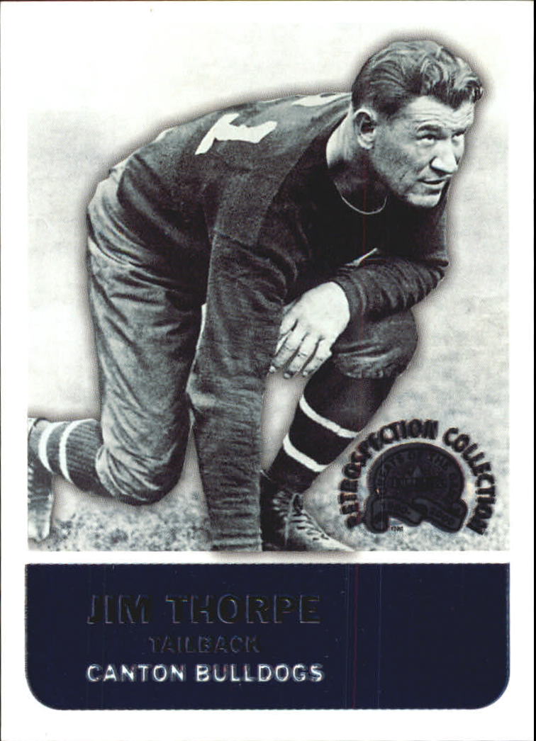 2000 Greats of the Game Retrospection Collection #10RC Jim Thorpe