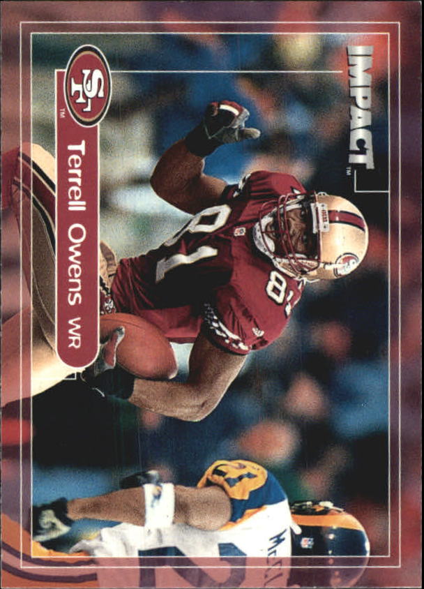 Terrell Owens 2000 Fleer Tradition Football Card #55 - San