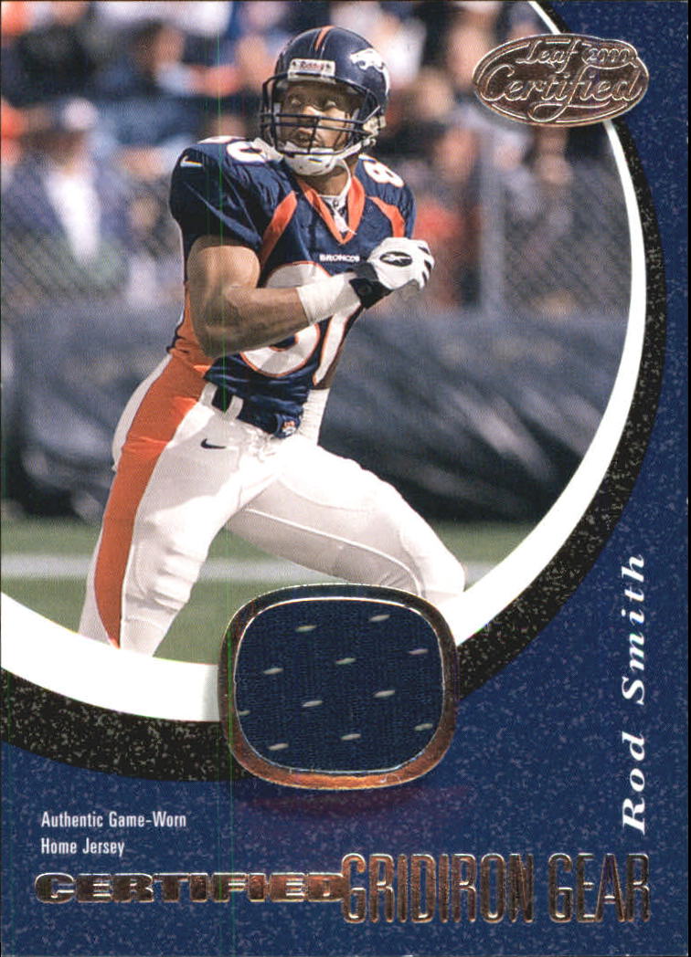 2000 Leaf Certified Gridiron Gear #RS80H Rod Smith/300