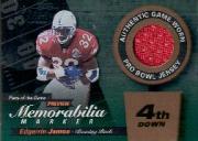2000 Leaf Limited Piece of the Game Previews #EJ32R Edgerrin James
