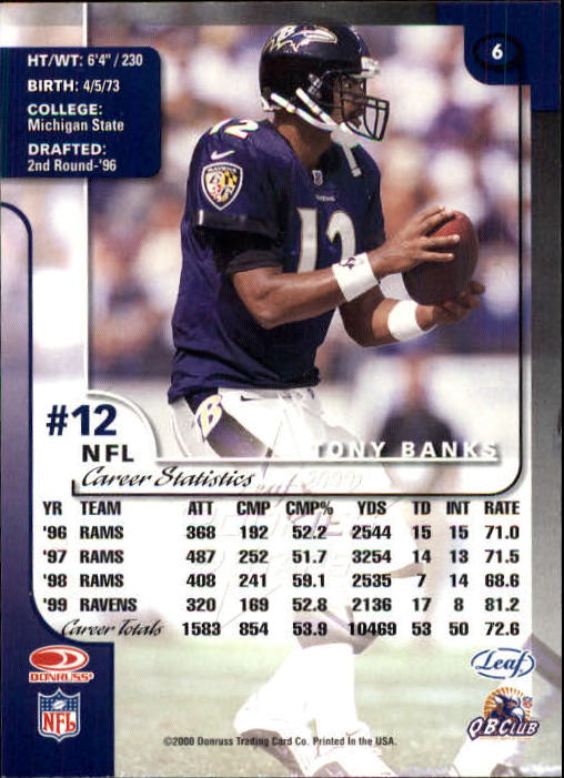 2000 Leaf Rookies and Stars Football "Main Set" Cards - Picture 13 of 223