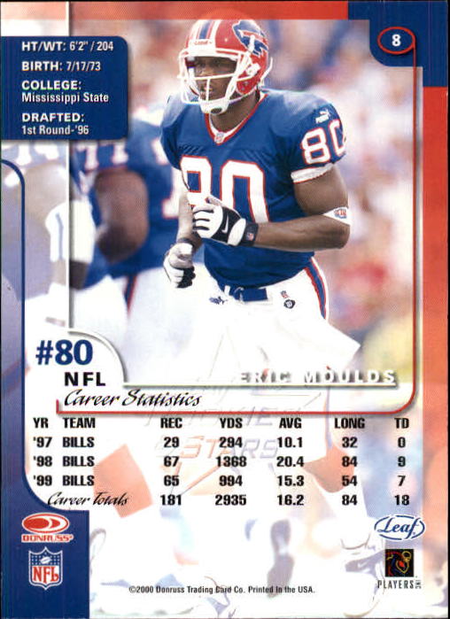 2000 Leaf Rookies and Stars Football "Main Set" Cards - Picture 17 of 223