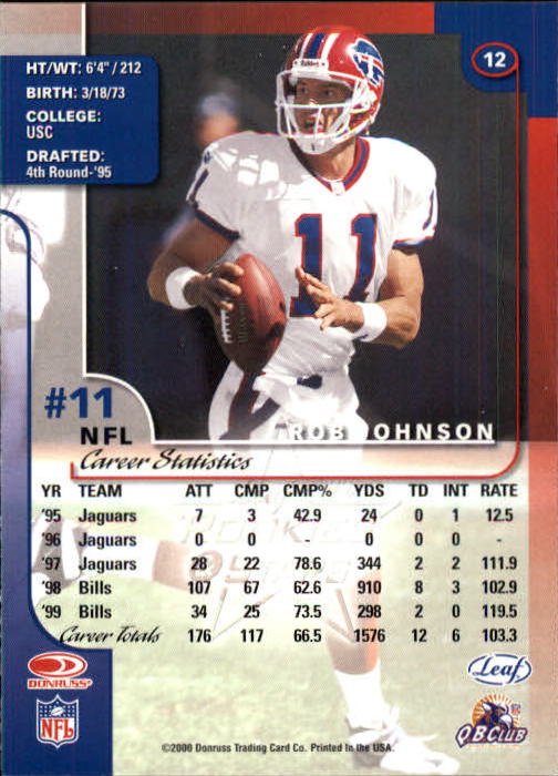 2000 Leaf Rookies and Stars Football "Main Set" Cards - Picture 25 of 223