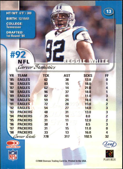 2000 Leaf Rookies and Stars Football "Main Set" Cards - Picture 27 of 223
