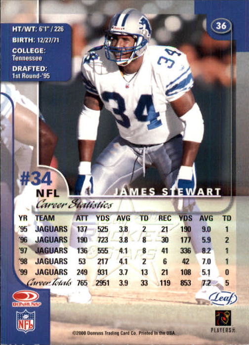 2000 Leaf Rookies and Stars Football "Main Set" Cards - Picture 71 of 223
