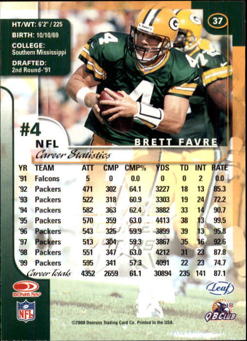 2000 Leaf Rookies and Stars Football "Main Set" Cards - Picture 73 of 223