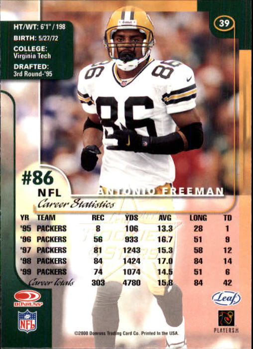 2000 Leaf Rookies and Stars Football "Main Set" Cards - Picture 75 of 223