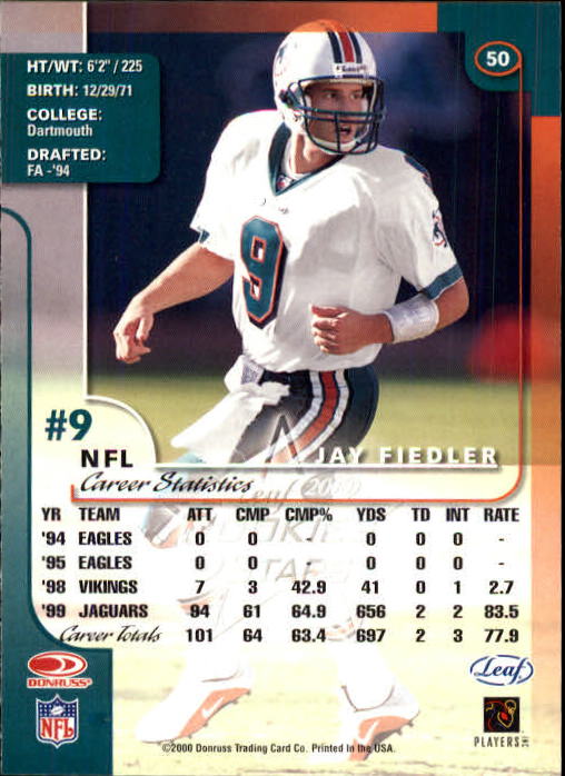2000 Leaf Rookies and Stars Football "Main Set" Cards - Picture 97 of 223
