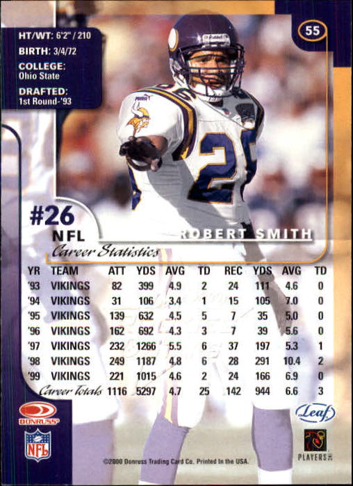 2000 Leaf Rookies and Stars Football "Main Set" Cards - Picture 107 of 223