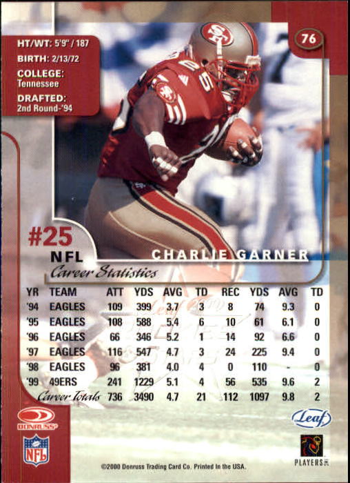 2000 Leaf Rookies and Stars Football "Main Set" Cards - Picture 145 of 223