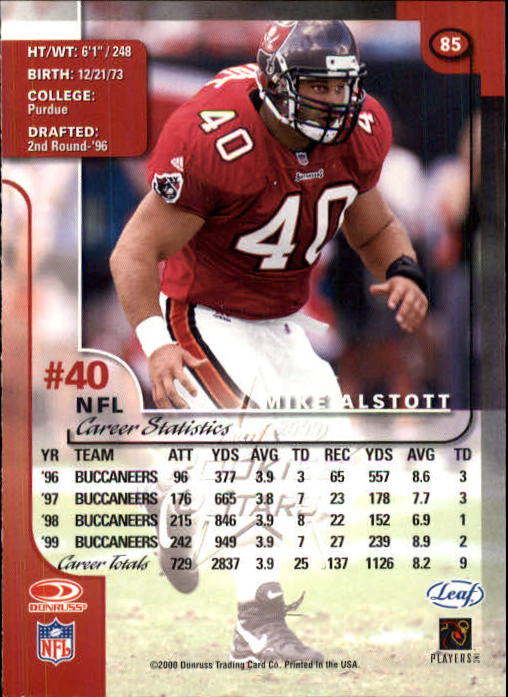 2000 Leaf Rookies and Stars Football "Main Set" Cards - Picture 161 of 223