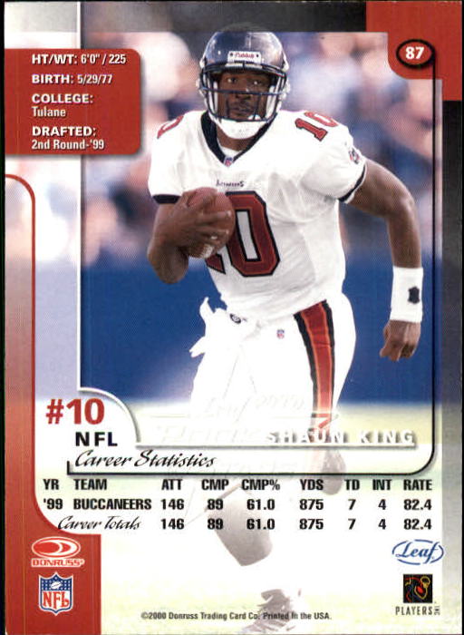 2000 Leaf Rookies and Stars Football "Main Set" Cards - Picture 165 of 223