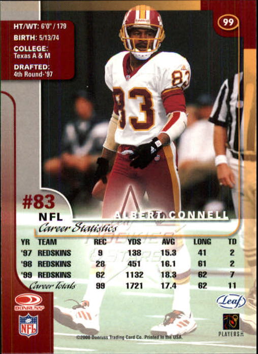 2000 Leaf Rookies and Stars Football "Main Set" Cards - Picture 189 of 223